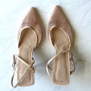 Zara nude heel with straps